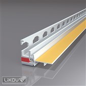 LIKOV Okenní lišta začišťovací 3D PS3-62 omítka 9mm, délka 2,6m LIKOV Okenní lišta začišťovací 3D PS3-62 omítka 9mm, délka 2,6m